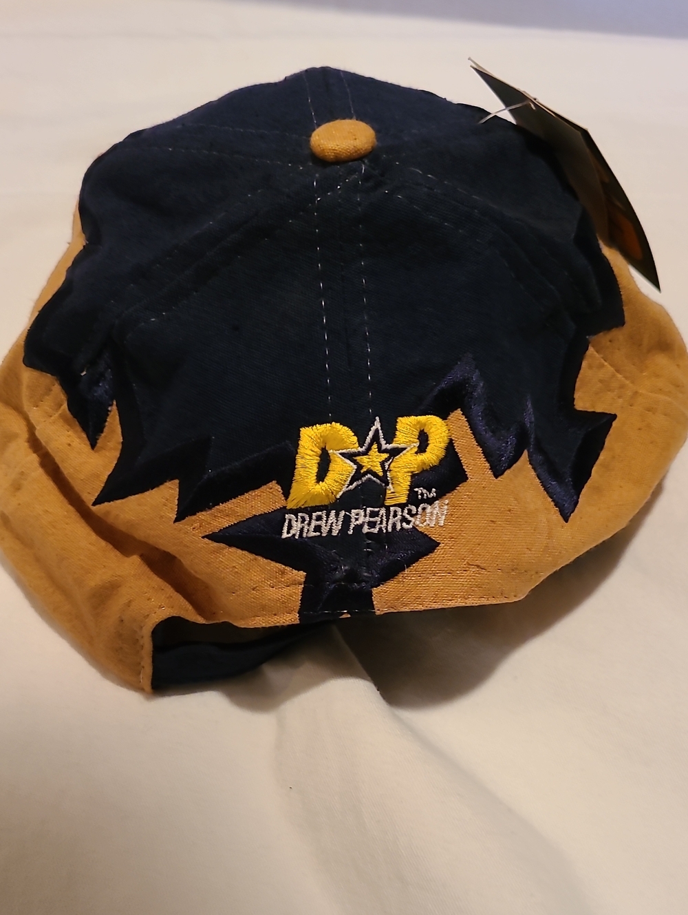 Vintage Drew Pearson San Diego Chargers Jagged Edge Hat Cap Blue Tan NWT Logo - Picture 3 of 16